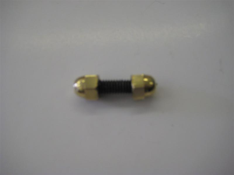 Brass thread and nuts, ideal for Candlestick telephones